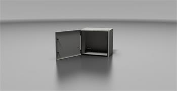 #BAZAR#19" Nástěnný rozvaděč venkovní 6U , hloubka 400 mm, krytí IP66, plechové dveře, šedý