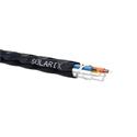 Zafukovací kabel MICRO Solarix 24vl 9/125 HDPE F<sub>ca</sub> černý SXKO-MICRO-24-OS-HDPE