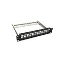 10" modulární neosazený patch panel Solarix 12 portů 1U SX12M-0-STP-BK-UNI-N-10