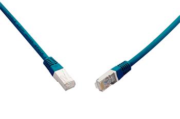 10G patch kabel CAT6A SFTP LSOH 1m modrý non-snag-proof C6A-315BU-1MB