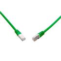 10G patch kabel CAT6A SFTP LSOH 1m zelený non-snag-proof C6A-315GR-1MB