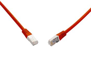 10G patch kabel CAT6A SFTP LSOH 7m červený non-snag-proof C6A-315RD-7MB