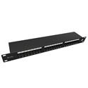 19" patch panel Solarix 24 x RJ45 CAT5E STP 1U SX24-5E-STP-BK-N