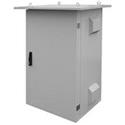 19" Rozvaděč stojanový venkovní 24U 700x600, 1x ventil P., termoizolovaný, šedý, krytí IP55