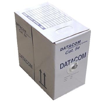 Kabel Datacom UTP CAT5e, drát, 305 m, 4P