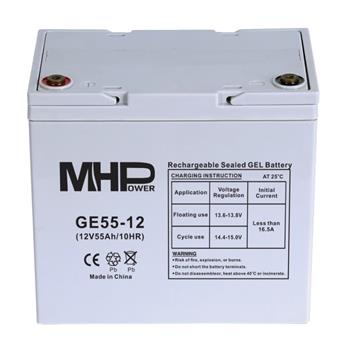 Akumulátor MHPower VRLA/GEL 12V/ 55Ah