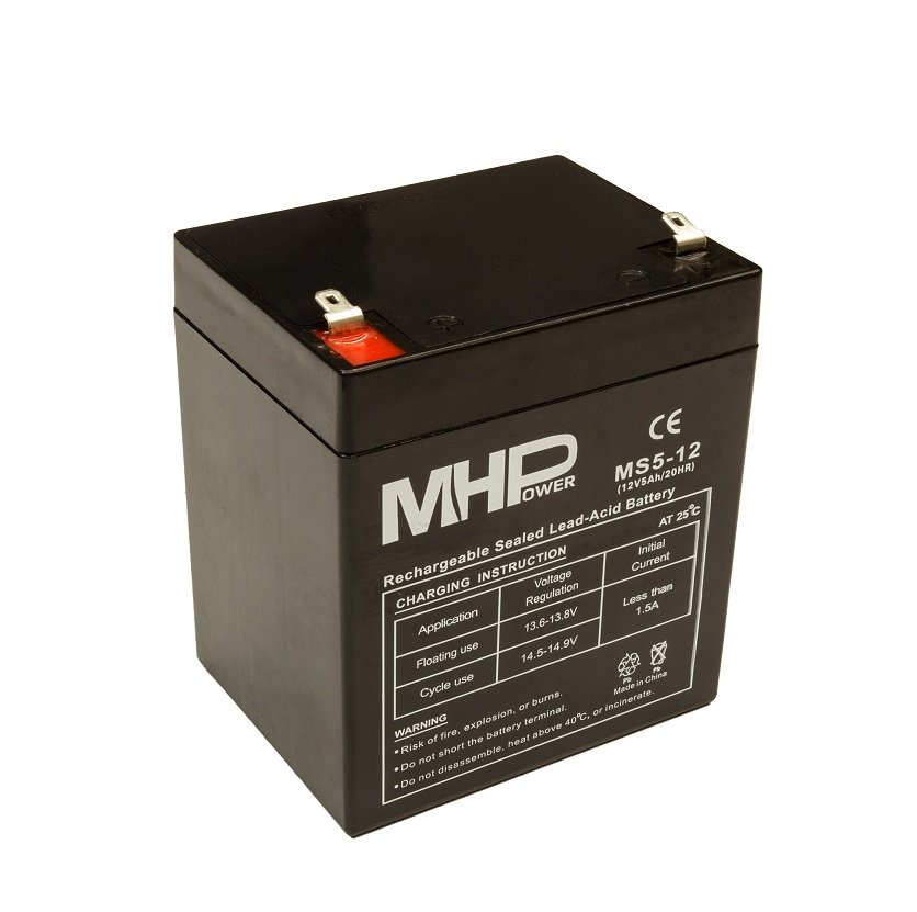 Akumulátor Pb MHPower VRLA/AGM 12V/ 5Ah