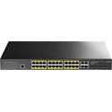 Cudy GS2028PS4-300W Gigabit PoE Switch, 300W