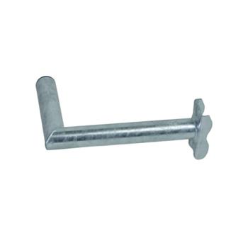 Držák na stožár 30 cm, průměr 4,2 cm, třmen, výška 16 cm, ŽÁRový zinek