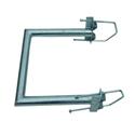 Držák "U" na stožár o průměru až 23 cm U, průměr 6 cm, výška 60 cm