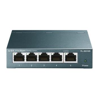 Switch TP-Link TL-SG105 5x 1Gb port, unmanaged, kovový