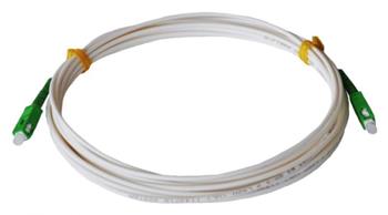 Patch cord,flexibilní vlákno G.657.B3. 9/125,SC/APC-SC/APC, simplex, 5m,bílý