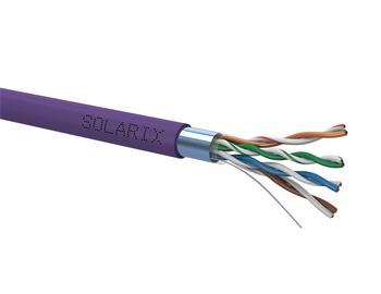 Instalační kabel Solarix CAT5E FTP LSOH D<sub>ca</sub>-s1,d2,a1 500m/cívka SXKD-5E-FTP-LSOH