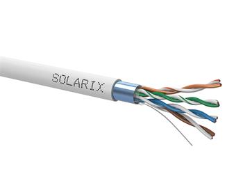 Instalační kabel Solarix CAT5E FTP PVC E<sub>ca</sub> 500m/cívka SXKD-5E-FTP-PVC