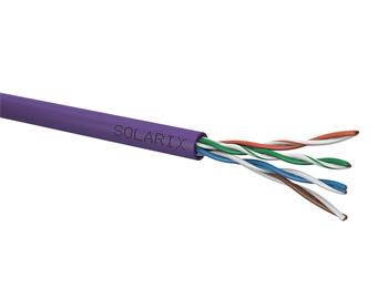 Instalační kabel Solarix CAT5E UTP LSOH D<sub>ca</sub>-s1,d2,a1 350 MHz 1000m/cívka SXKD-5E-UTP-LSO
