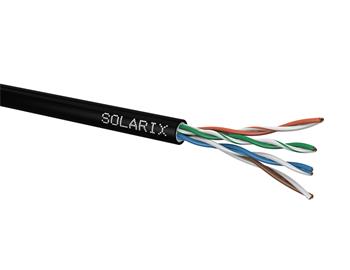 Instalační kabel Solarix CAT5E UTP PE F<sub>ca</sub> venkovní GELOVÝ 305m/box SXKD-5E-UTP-PEG