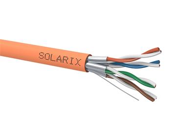 Instalační kabel Solarix CAT6A STP LSOH B2<sub>ca</sub>-s1,d1,a1 650 MHz 500m/cívka SXKD-6A-STP-LSO