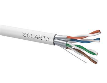Instalační kabel Solarix CAT6A STP LSOH D<sub>ca</sub>-s1,d2,a1 650 MHz 500m/cívka SXKD-6A-STP-LSOH