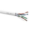 Instalační kabel Solarix CAT6A STP LSOH D<sub>ca</sub>-s1,d2,a1 650 MHz 500m/cívka SXKD-6A-STP-LSOH