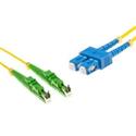 IPM Optický patchcord SM 9/125um, 1 m, duplex, E2000/APC-SC/UPC,G.652D