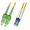 IPM Optický patchcord SM 9/125um, 1 m, duplex, SC/APC-LC/UPC,G.652D