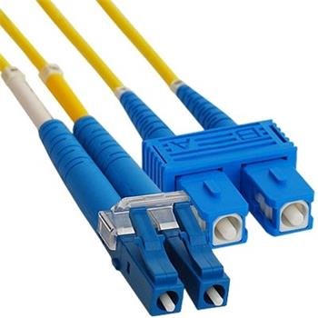 IPM Optický patchcord SM 9/125um, 2m, duplex, LC/UPC-SC/UPC,G.652D