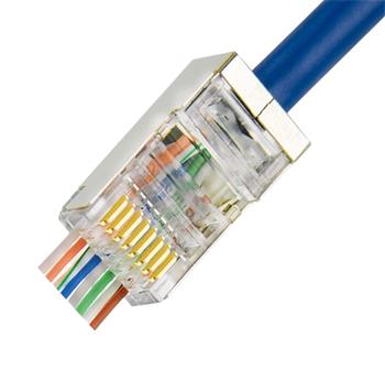 IPM průchozí konektor RJ45 FTP, CAT5E, stíněný, Wire Cross