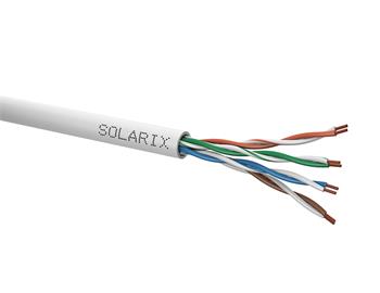 Kabel licna Solarix CAT5E UTP PVC šedý 305m/box SXKL-5E-UTP-PVC-GY