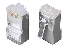 Konektor RJ45 8p8c STP Cat5e