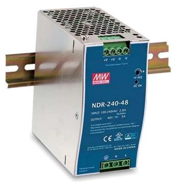 Napájecí zdroj NDR-240-24, 24V,240 W,DIN