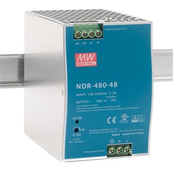 Napájecí zdroj NDR-480-48, 48V,480 W,DIN