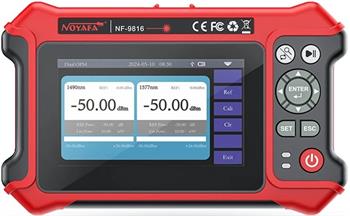NOYAFA NF-9816 OTDR Tester optických vláken 1310/1550nm, VFL, OPM a RJ45