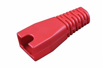 Ochrana RJ45 non-snag proof červená S45NSP-RD pro kabely s celkovým průměrem do 5,5 mm