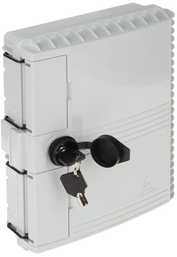 Optický box FTTH pro 12 SC simplex (E2000, LC Duplex), IP65