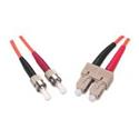 Optický patchcord OEM SM 9/125um, 2 m, duplex, ST-SC/PC