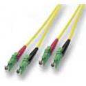 Optický patchcord SM 9/125um, 2 m, duplex, konektory E2000/APC-E2000/APC, vyrobený v EU