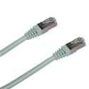 Patch cord Datacom FTP Cat 5e, 0,5 m, šedý, stíněný, 24AWG