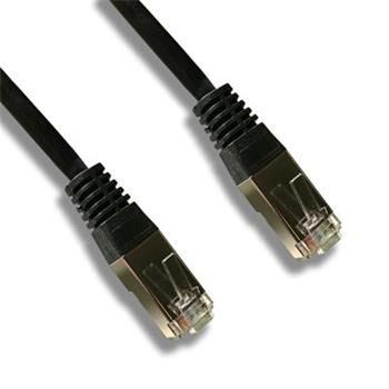 Patch cord Datacom FTP Cat 5e, 5 m, černý, stíněný