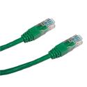 Patch cord Datacom UTP Cat 5e, 0,25 m, zelený, nestíněný