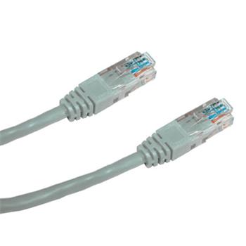 Patch cord P-L UTP Cat 5e, 0,5 m, šedý