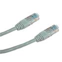 Patch cord Datacom UTP Cat 5e, 0,5 m, šedý, nestíněný