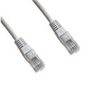 Patch cord Datacom UTP Cat 5e, 5 m, bílý, nestíněný