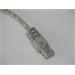 Patch cord Datacom UTP Cat 5e křížený, 0,5 m, šedý, nestíněný