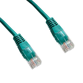 Patch cord Datacom UTP Cat 6, 0,5 m, zelený, nestíněný