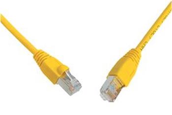 Patch cord Solarix SFTP Cat 6, 0,5m, žlutý