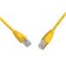 Patch cord Solarix SFTP Cat 6, 0,5 m, žlutý, stíněný