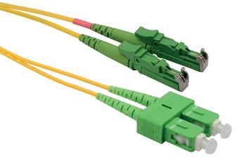 Patch kabel 9/125 E2000apc/SCapc SM OS 2m duplex SXPC-E2000/SC-APC-OS-2M-D
