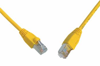 Patch kabel CAT5E SFTP PVC 10m žlutý snag-proof C5E-315YE-10MB