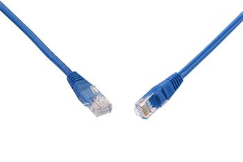 Patch kabel CAT5E UTP PVC 0,5m modrý non-snag-proof C5E-155BU-0,5MB