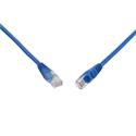 Patch kabel CAT5E UTP PVC 0,5m modrý non-snag-proof C5E-155BU-0,5MB